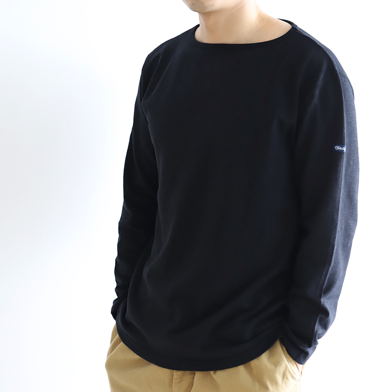 トップス Tieasy BOATNECK WIDE BORDER BASQUE SHIRT Tieasy HDCS Boatneck Border Basque Shirt Natural x Old