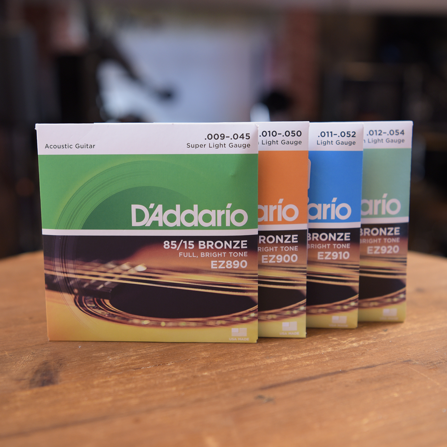 木吉他弦 D'addario EZ890 EZ900 EZ910 EZ920