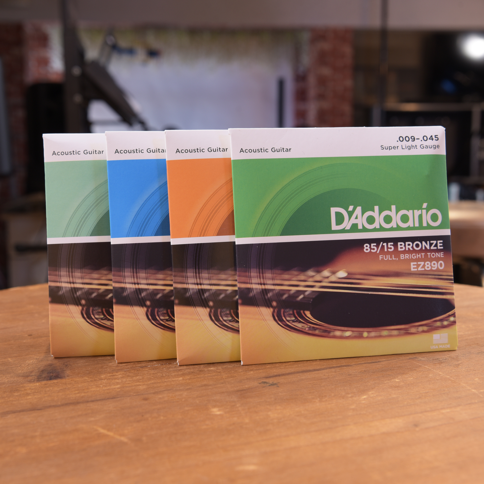 木吉他弦 D'addario EZ890 EZ900 EZ910 EZ920