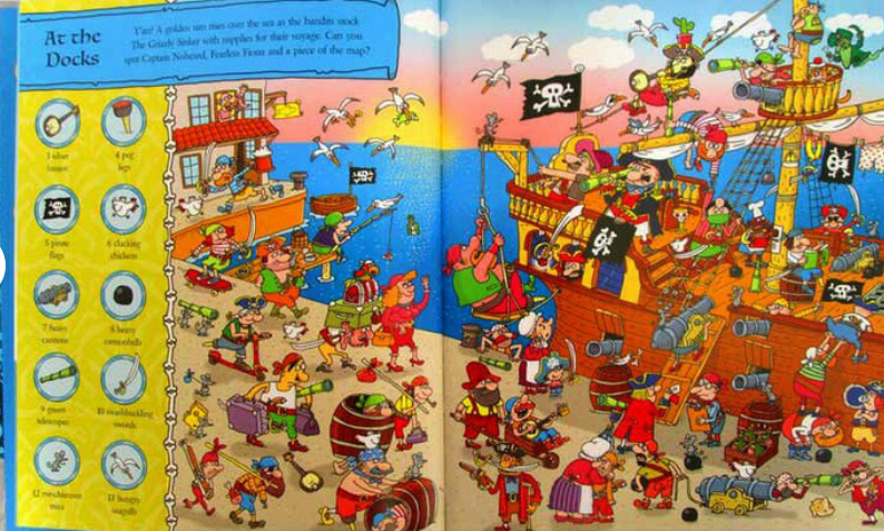 Can U Find 1001 Pirate Things?