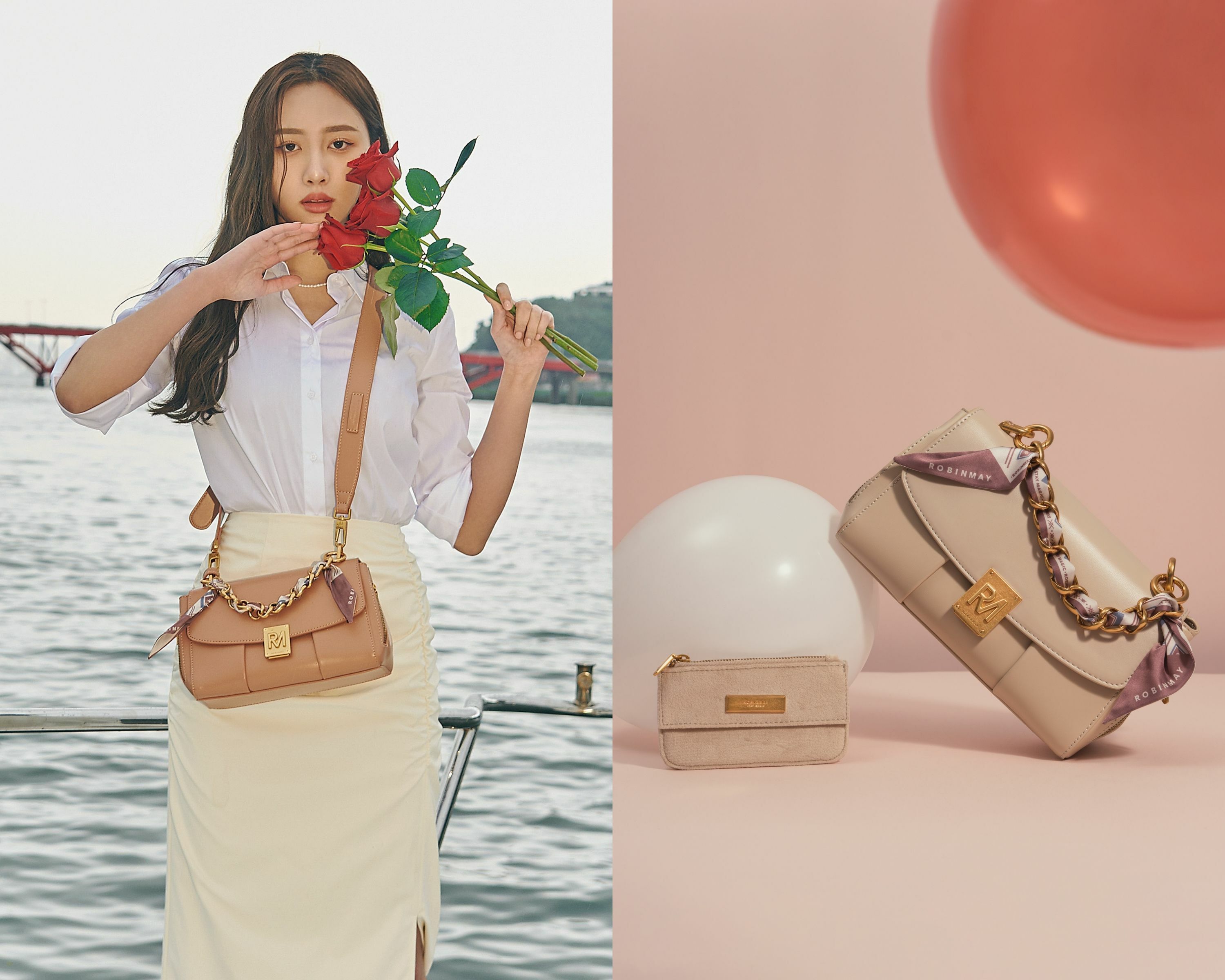 瑰蜜音樂盒，包身採用摺邊設計增添層次效果！