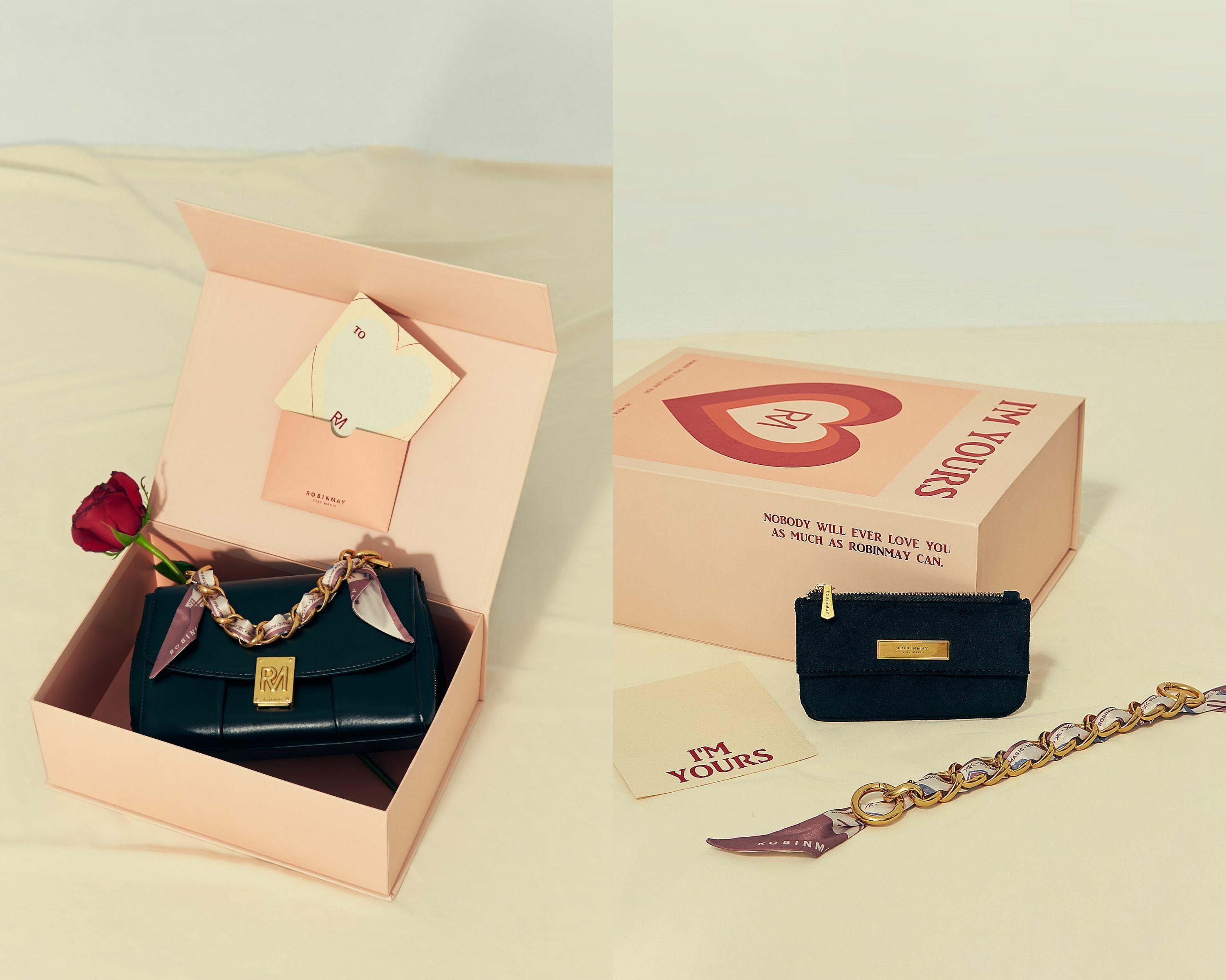 瑰蜜音樂盒，還附上同質地小零錢包。