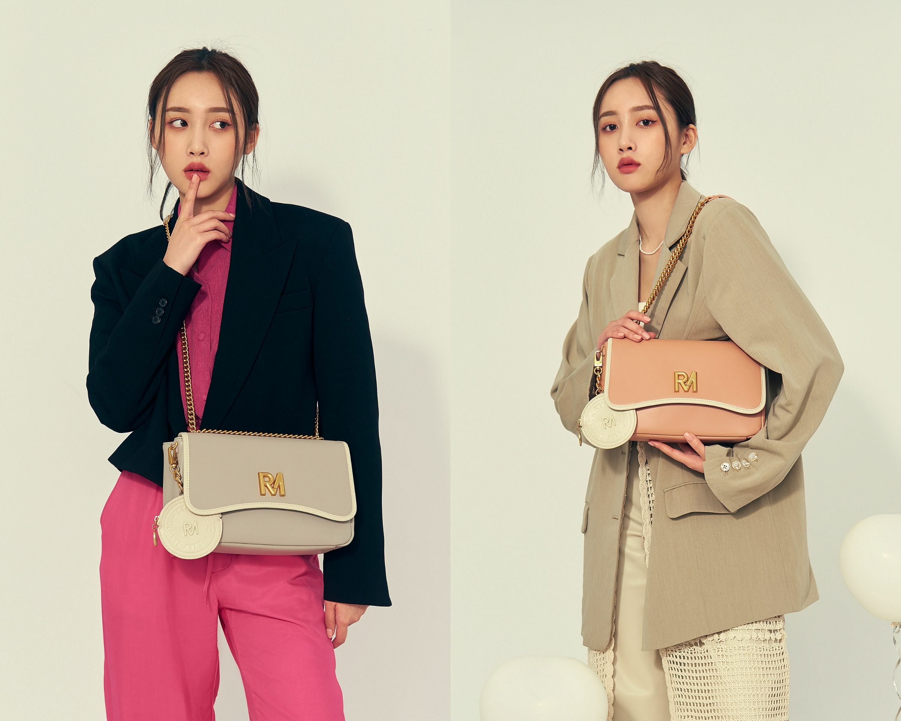 羅曼花圓肩背包：知性優雅的小心機