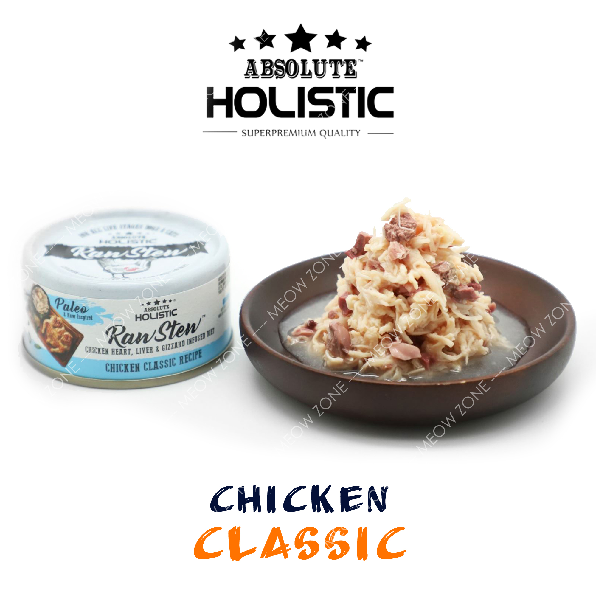 Raw Stew頂級鮮肉主食罐 - 經典雞 Chicken Classic Recipe 80g