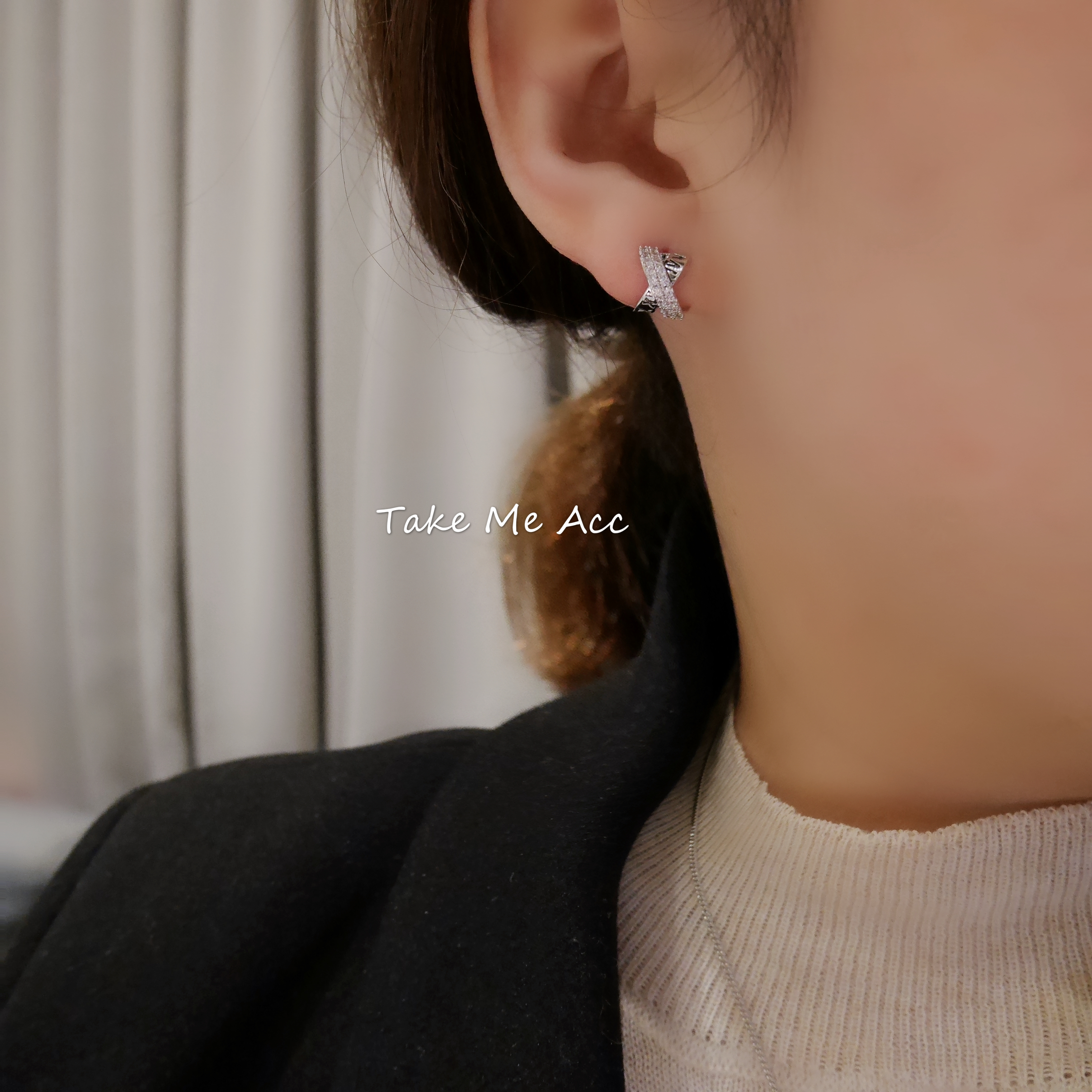 相遇布拉格 │ 純銀針耳環