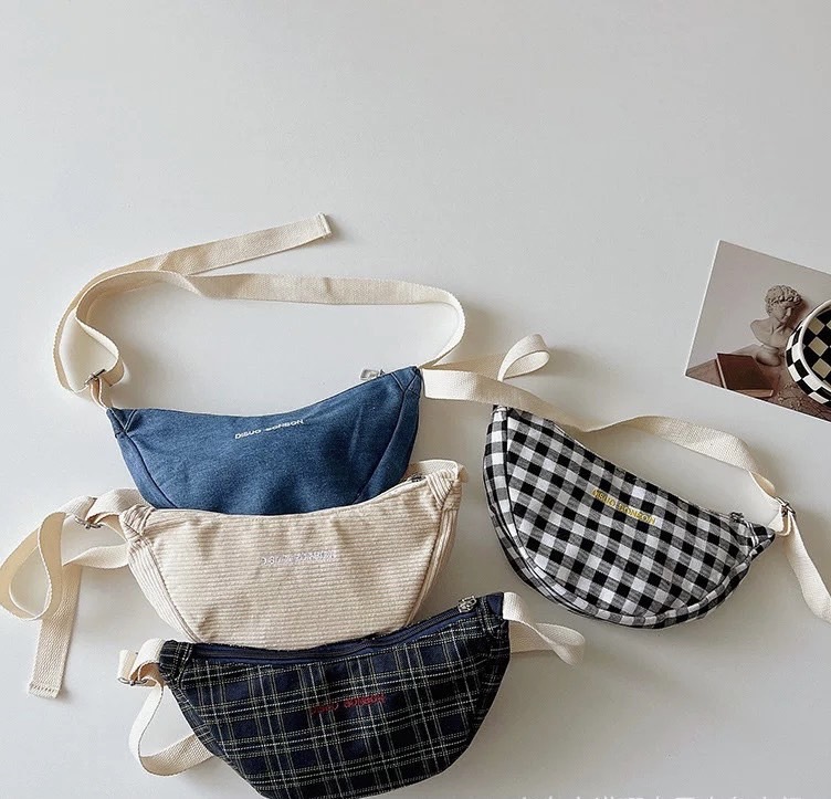 韓版文青兒童斜跨包