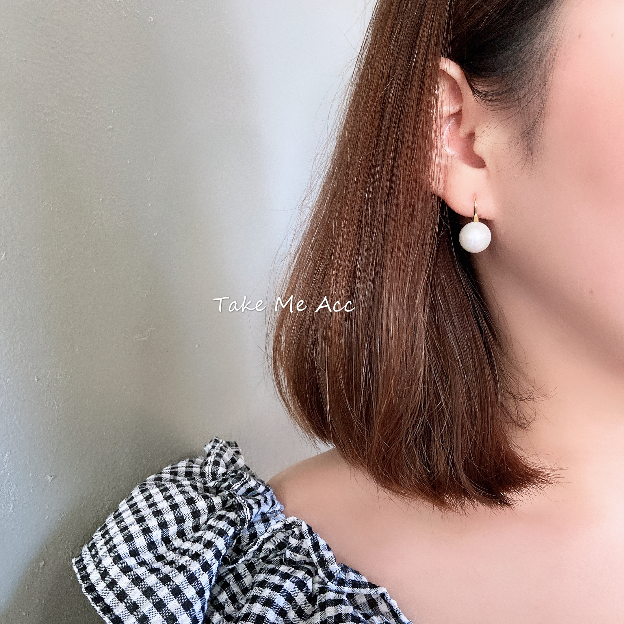 夜海光亮 │ 純銀針耳環