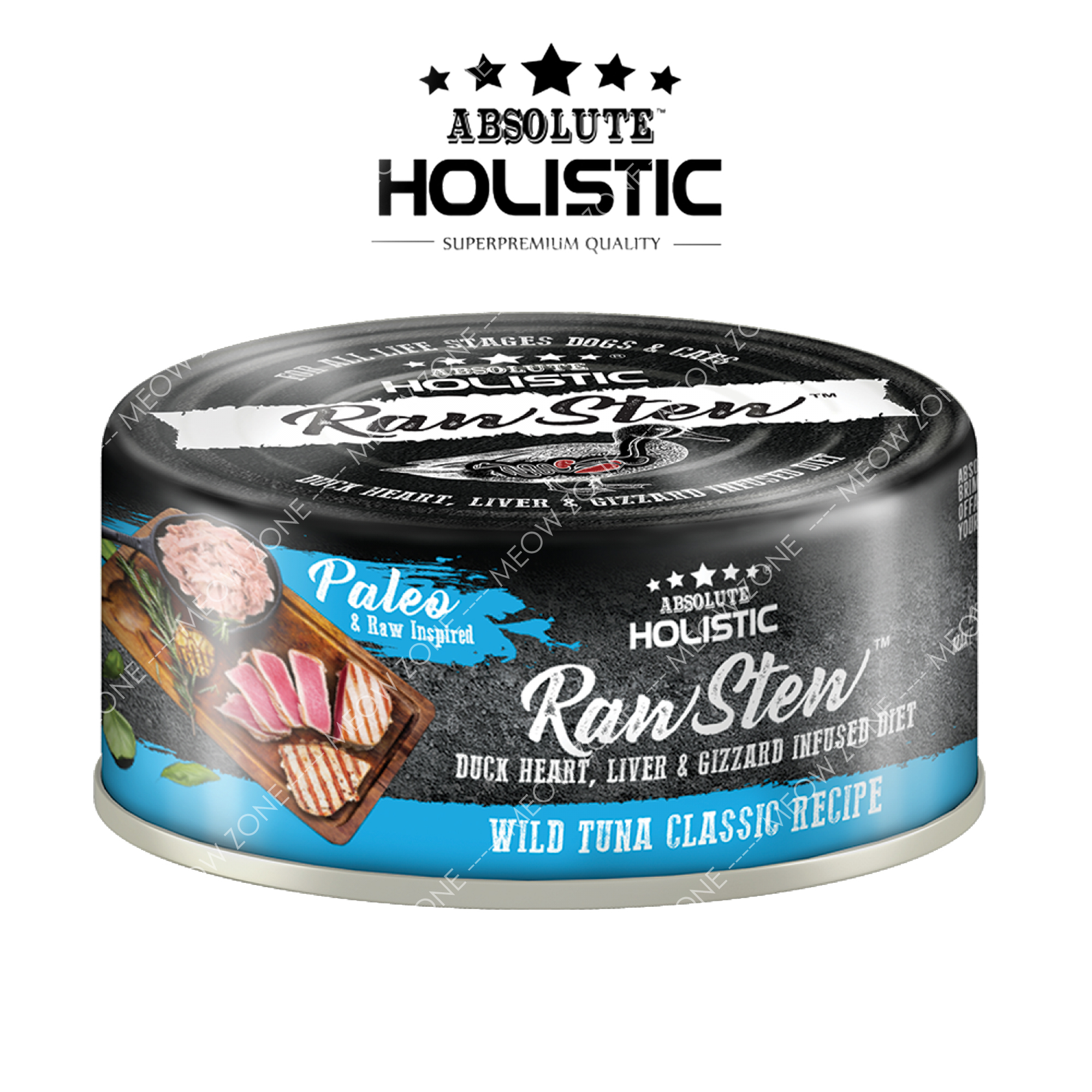 Raw Stew頂級鮮肉主食罐 - 鴨+野生白肉金槍魚 Duck & Tuna Classic Recipe 80g