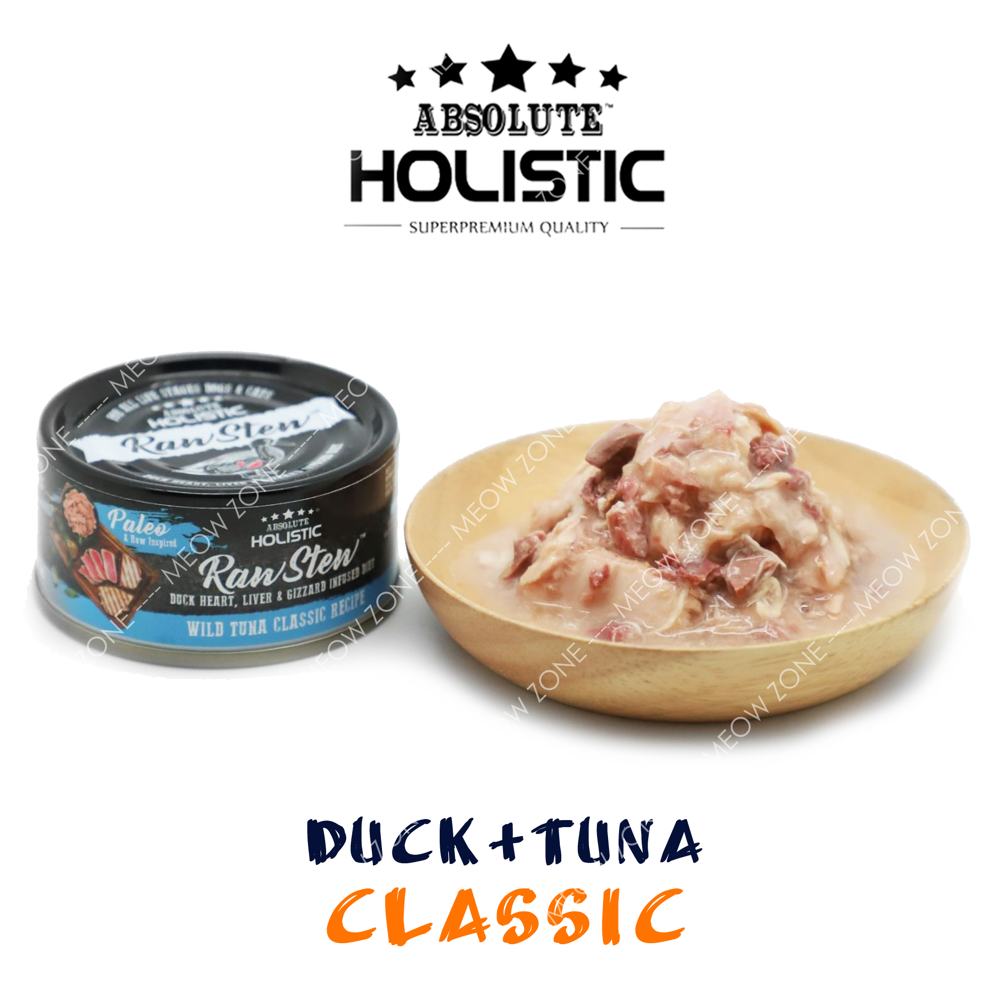 Raw Stew頂級鮮肉主食罐 - 鴨+野生白肉金槍魚 Duck & Tuna Classic Recipe 80g