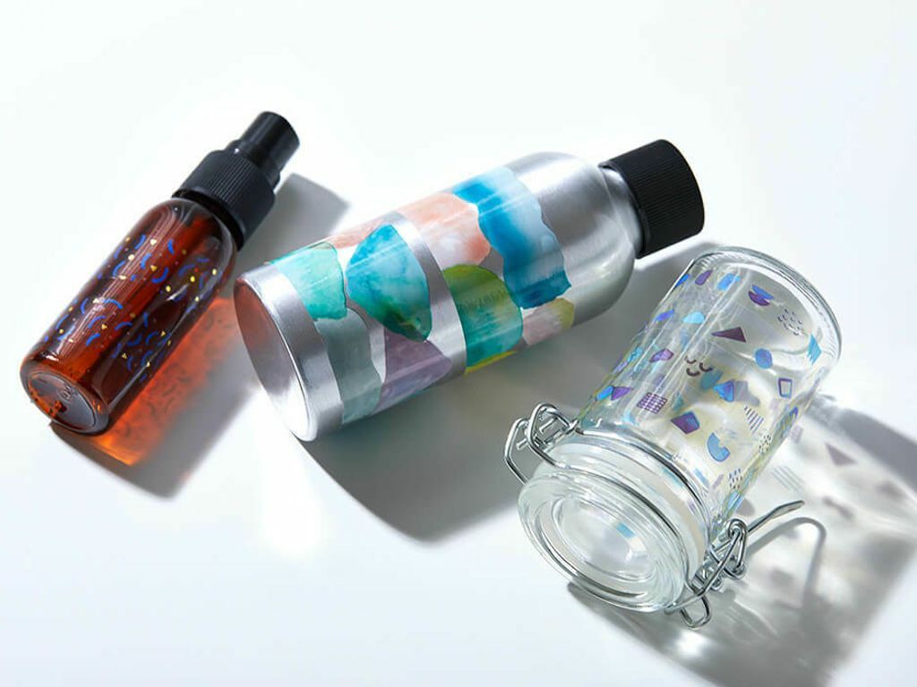 吊鐘花款 Soda 透明PET膠帶 寬20MM ｜KING JIM