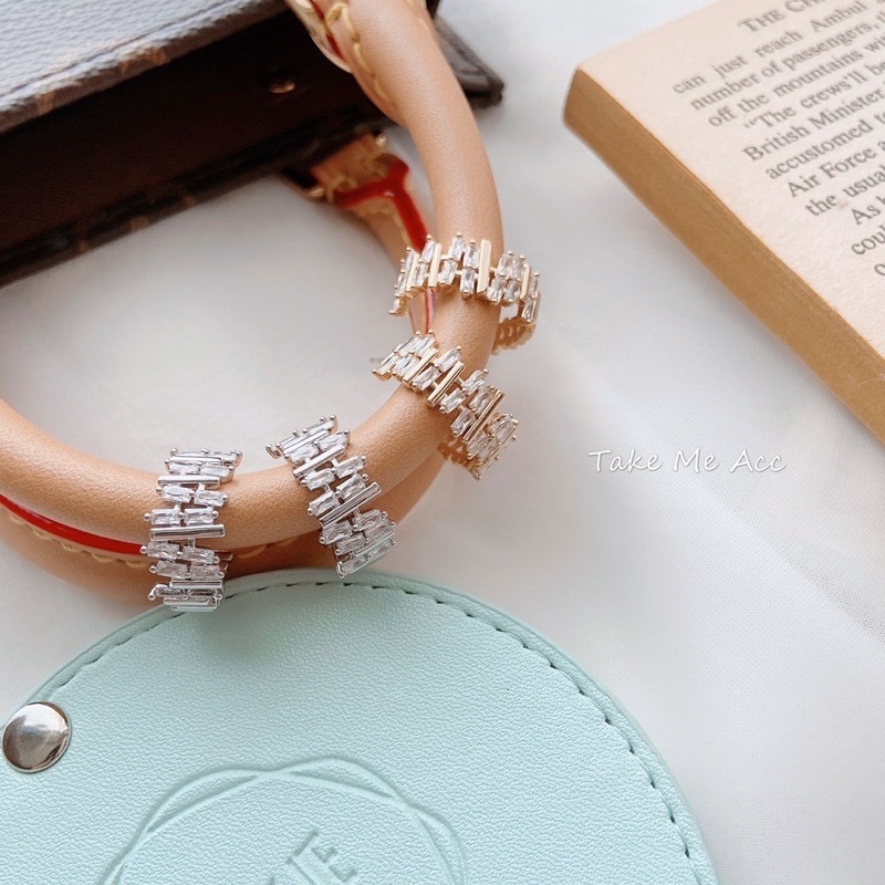 閃爍圈圈 │ 純銀針耳環