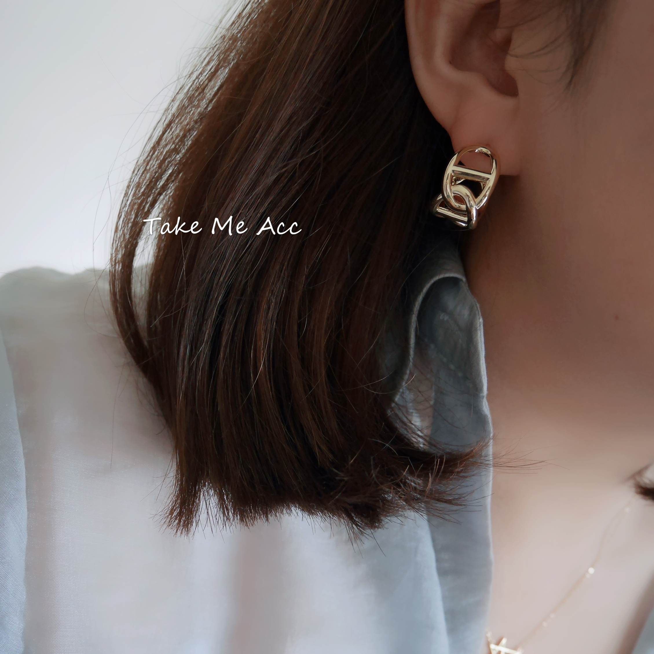 個性環繞 │ 純銀針耳環