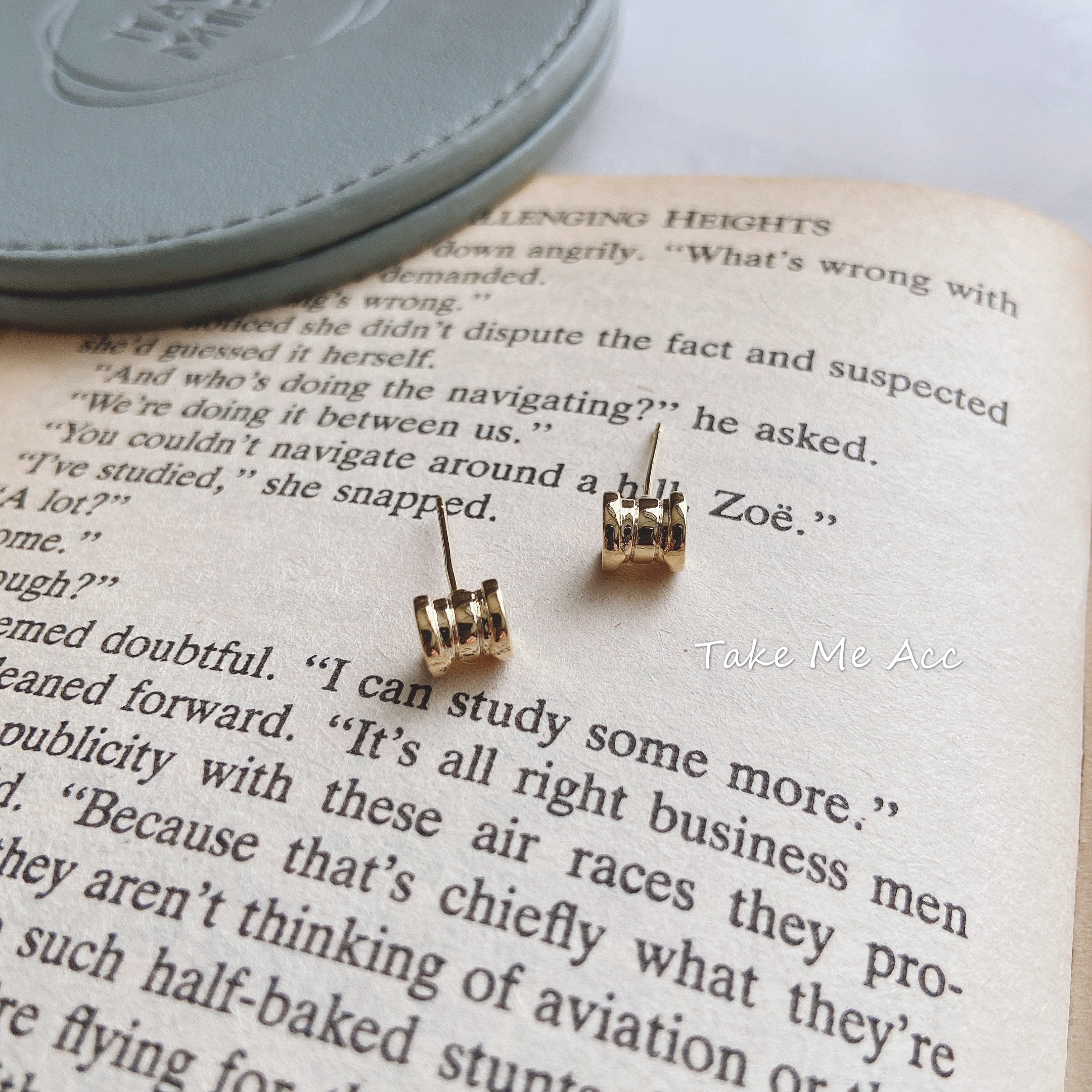 小逗點 │ 全純銀耳環