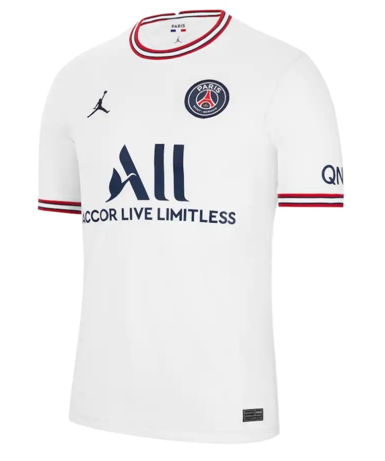 21-22巴黎聖日耳門第四款球迷版美斯球衣