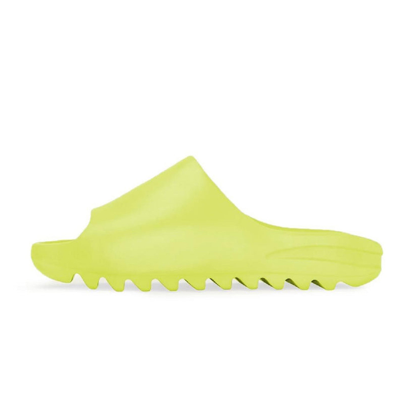 ADIDAS YEEZY SLIDE '' Glow Green '' 螢光綠涼拖鞋男女款GX6138