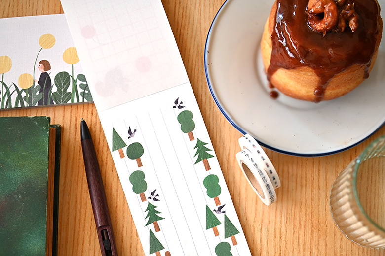 表現社 日本插畫家 西淑 美濃和紙一筆箋