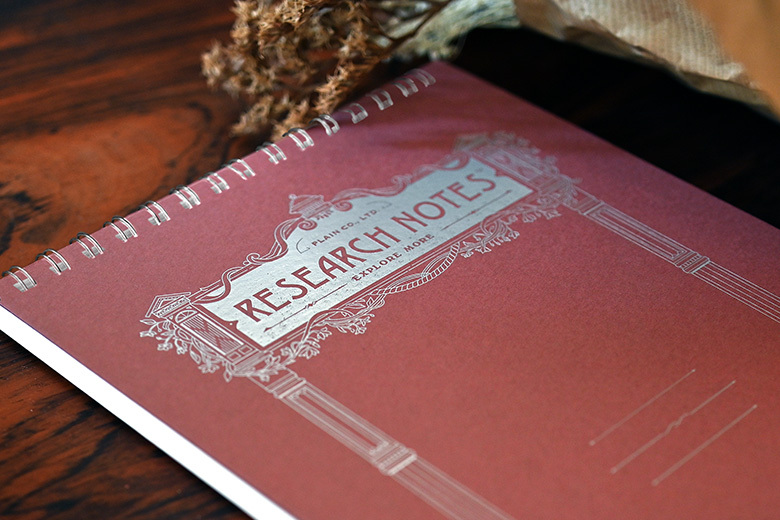 RESEARCH NOTES：線之影 A5筆記本