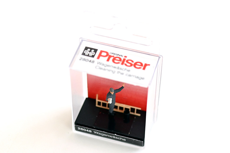 Preiser迷你小人 28048清潔工