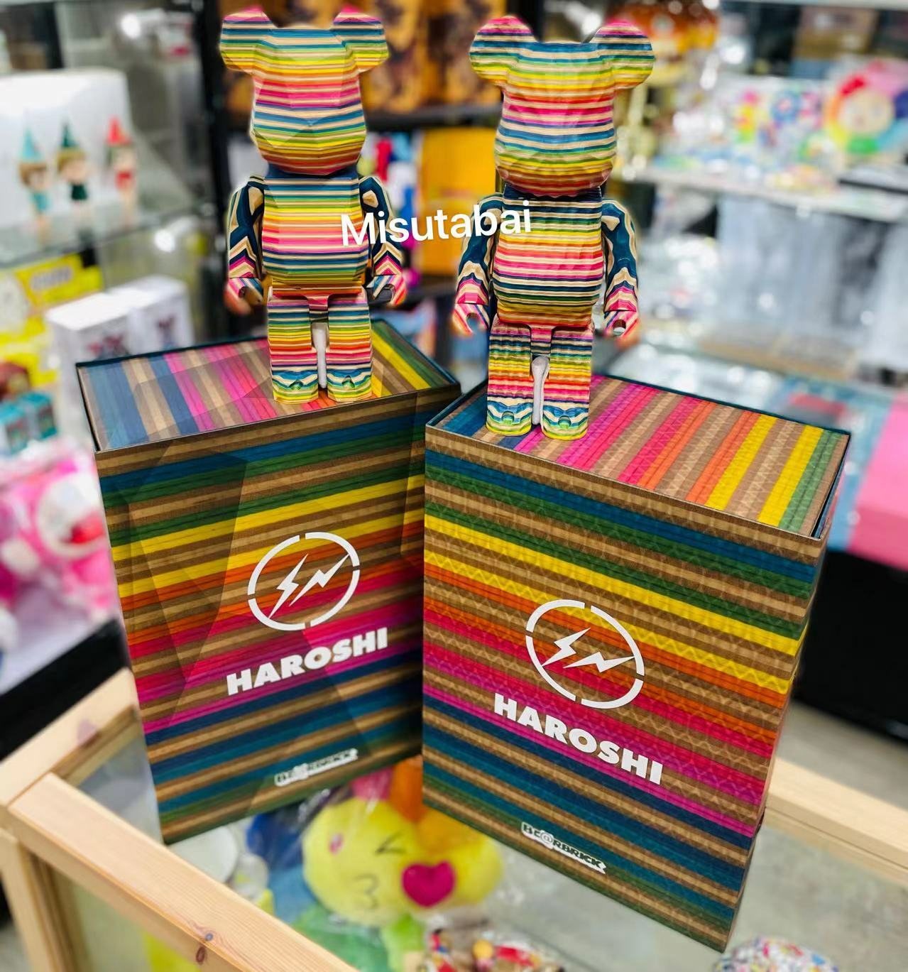 400% set of 2 Be@rbrick カリモクFragmentdesign x HAROSHI p 400% set of 2 Be@rbrick カリモクFragmentdesign x HAROSHI p