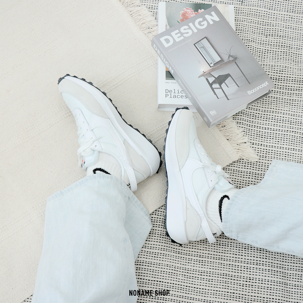 NIKE WAFFLE Debut 解構 小Sacai 灰白 (女款)