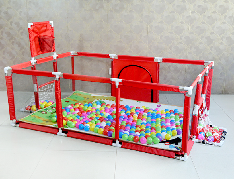 宝宝围栏 kids fence 长方形 129 cm x 190 cm x 66 cm 不包七彩球