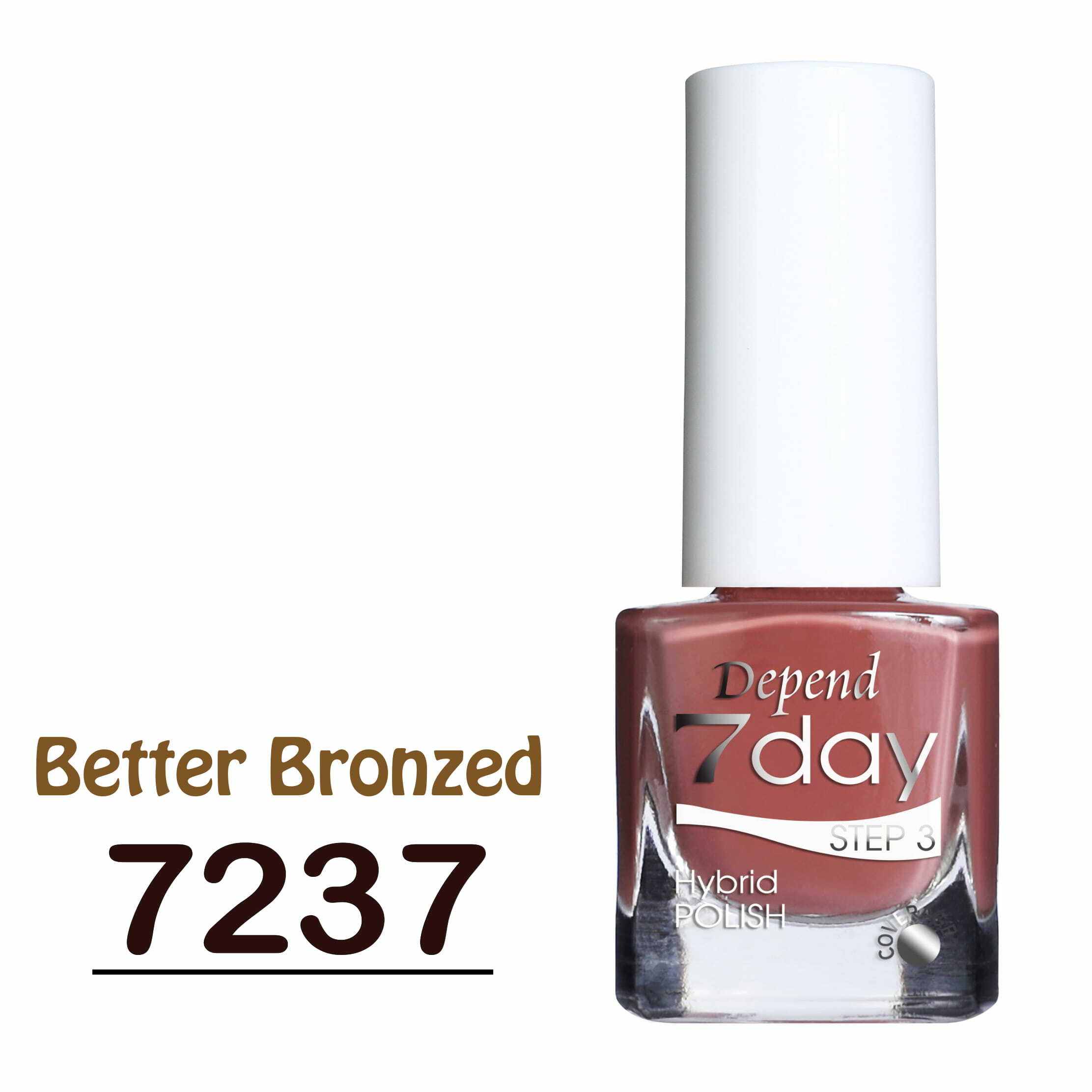 7day 仿GEL甲快乾甲油 7237 Better Bronzed 啡調橙色 (不透明)