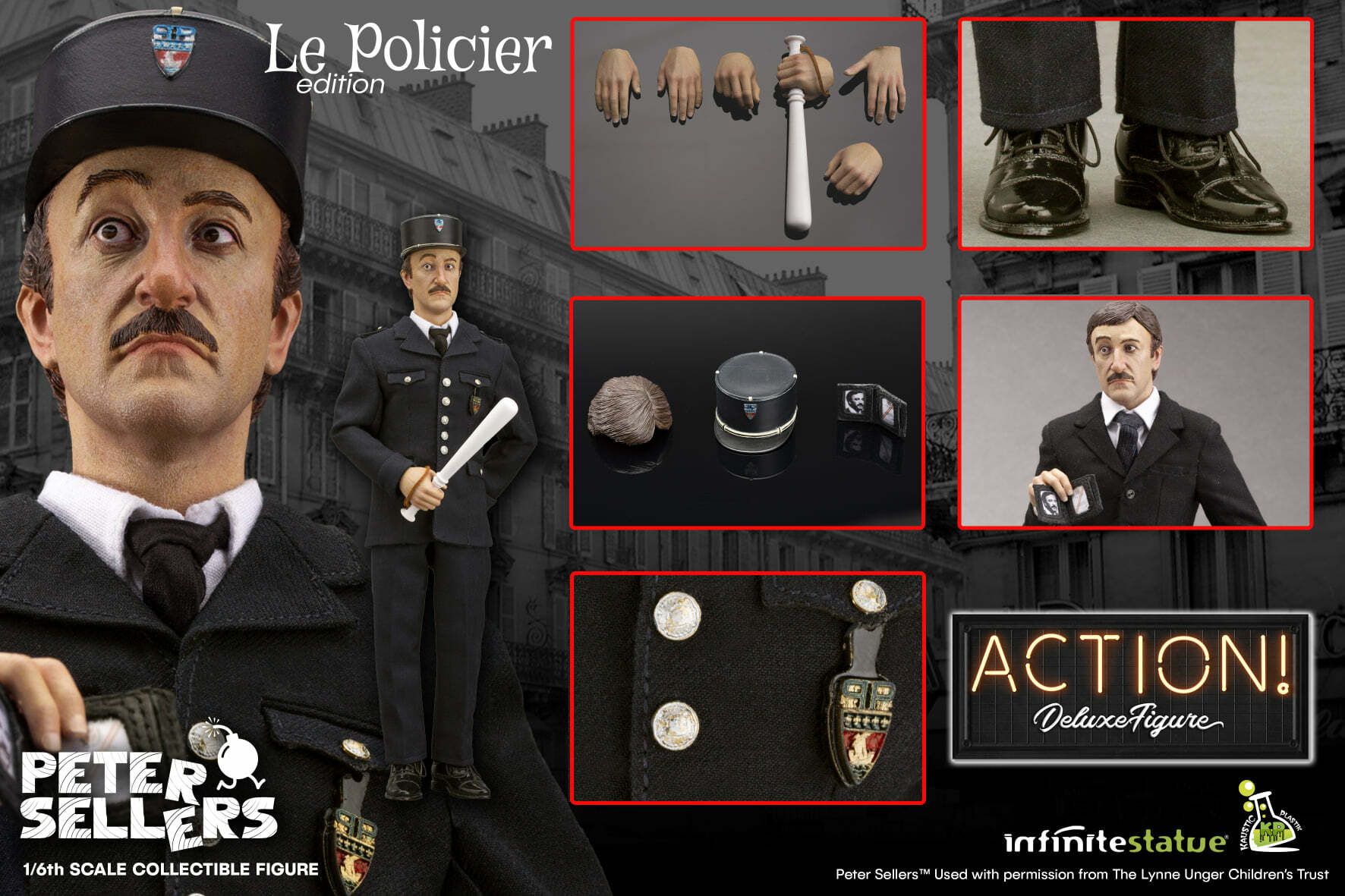 Kaustic Plastik 1/6 Peter Sellers - Version B: Le Policier (現貨)
