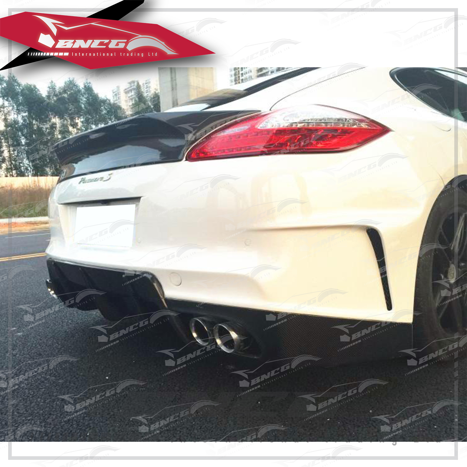 保時捷 Porsche Panamera 10-13年式 改裝 卡夢 碳纖維 外觀件 空力套件 尾翼 擾流板