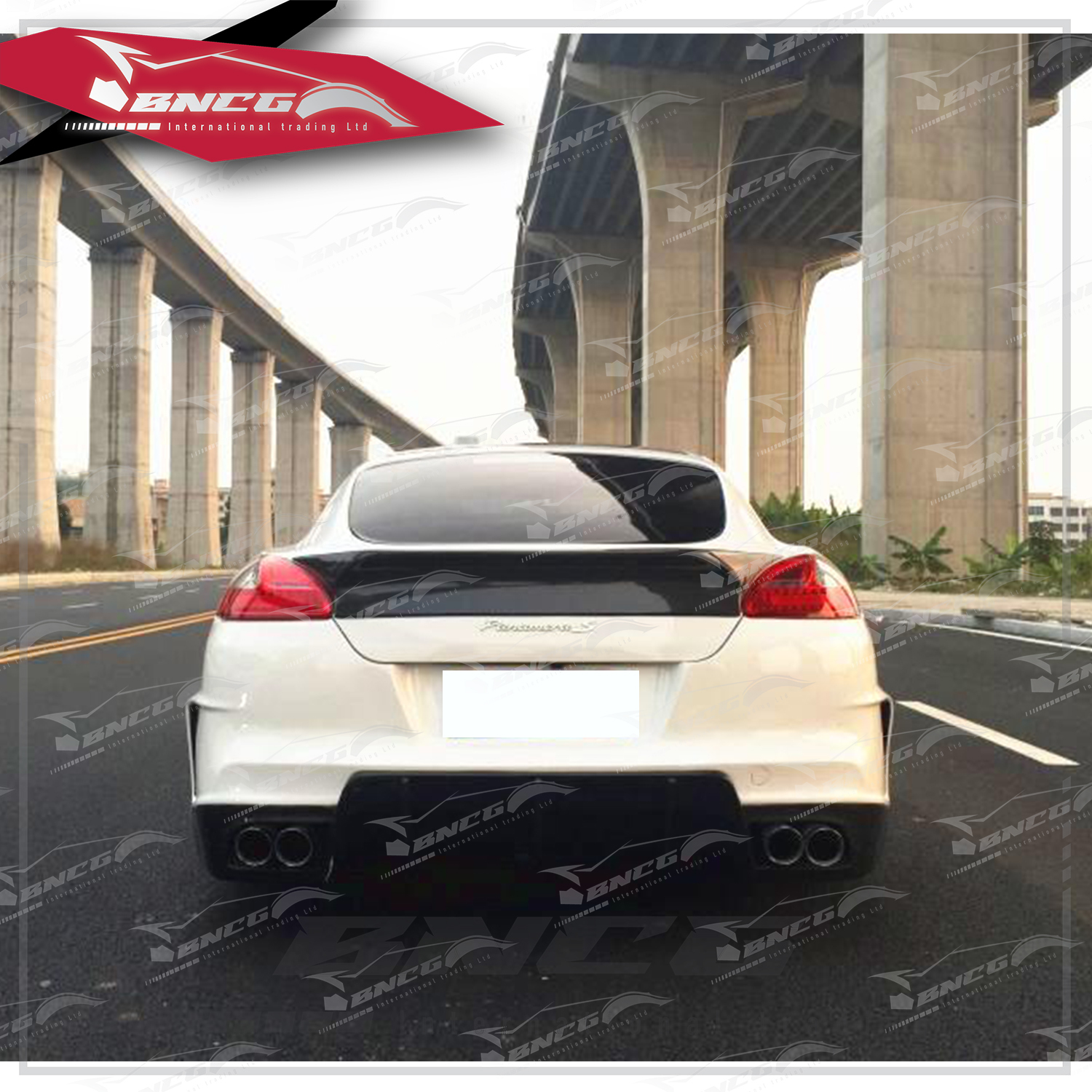 保時捷 Porsche Panamera 10-13年式 改裝 卡夢 碳纖維 外觀件 空力套件 尾翼 擾流板