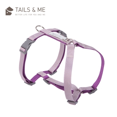 Tails & Me Harness 尼龍胸背帶 XS~L．深紫灰紫