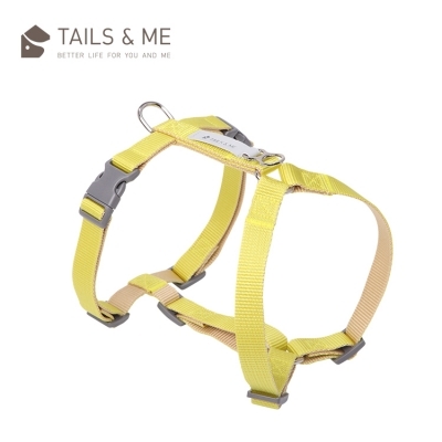 Tails & Me Harness 尼龍胸背帶 XS~L．檸黃卡其
