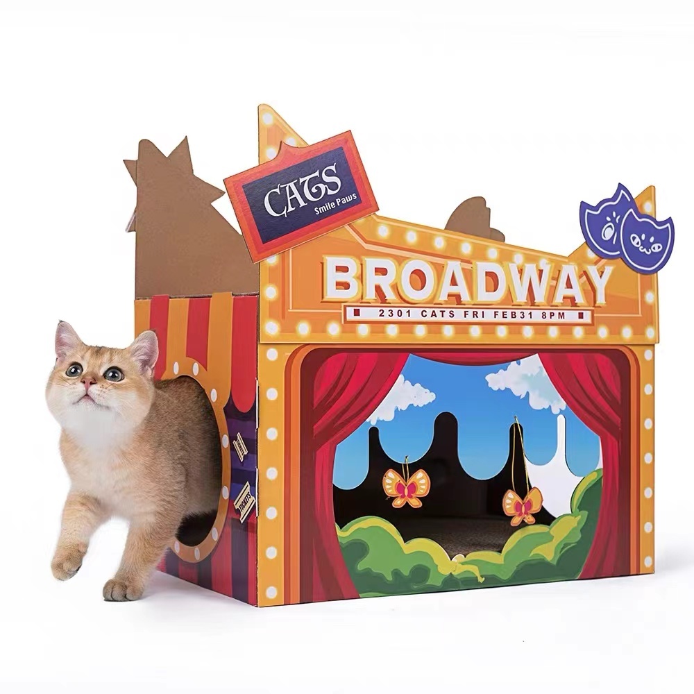 Smile Paws百老匯貓屋(內附貓抓板）