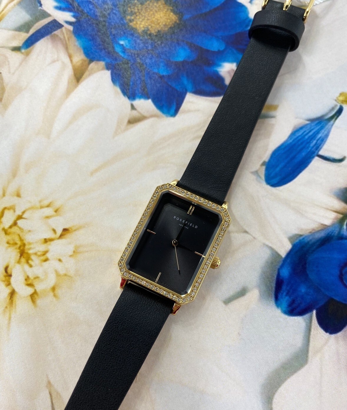 【ROSEFIELD】時尚簡約方形腕錶 OBBLG-O51 23mm 現代鐘錶