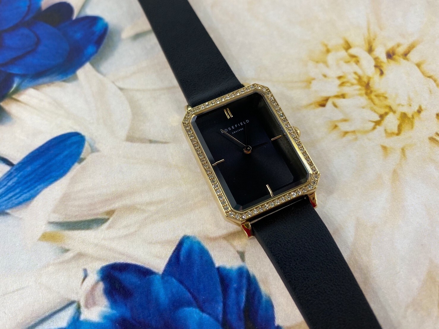 【ROSEFIELD】時尚簡約方形腕錶 OBBLG-O51 23mm 現代鐘錶