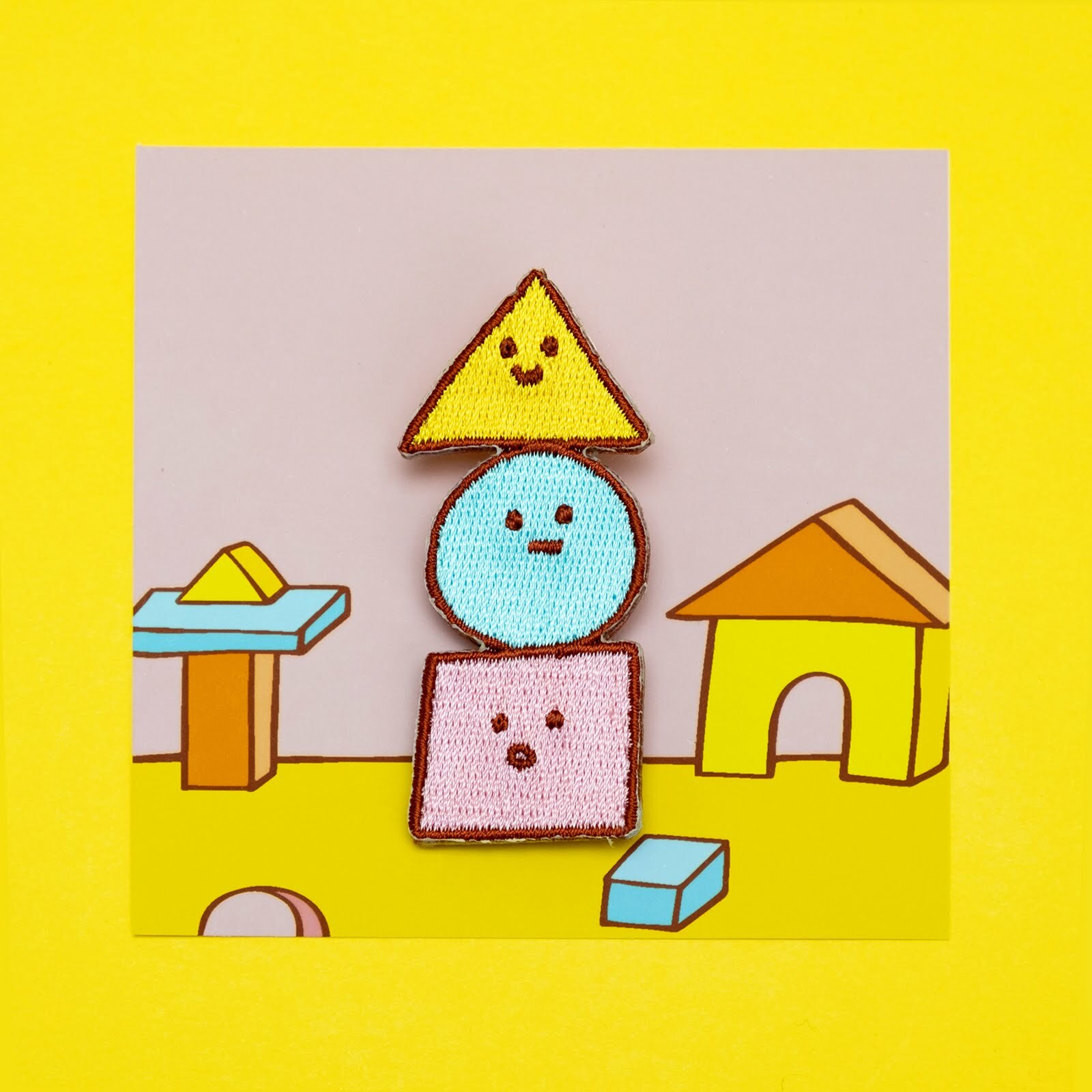 積木三兄弟 刺繡別針｜微醺斑比