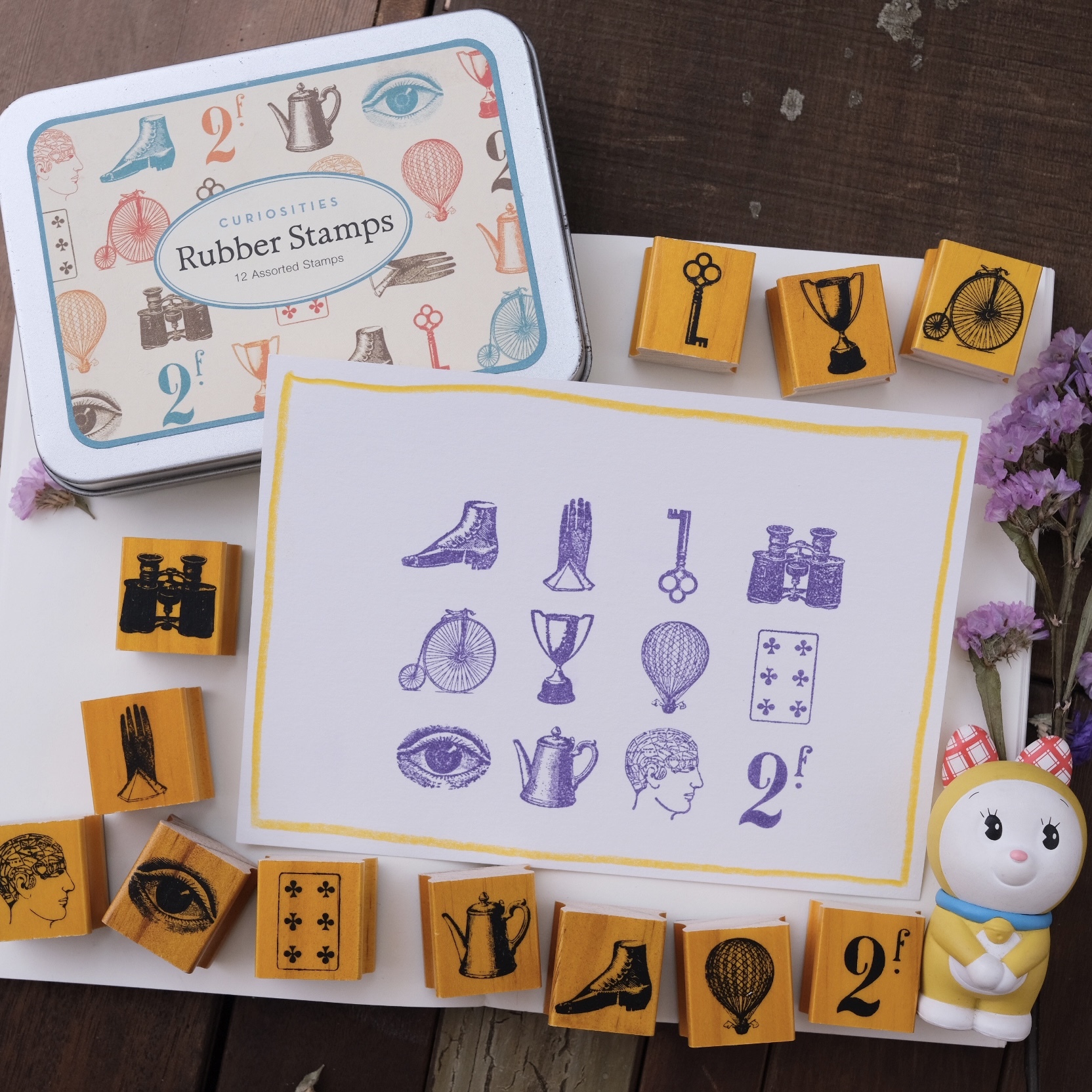 Cavallini & Co. -  Curioseties mini-stamp set