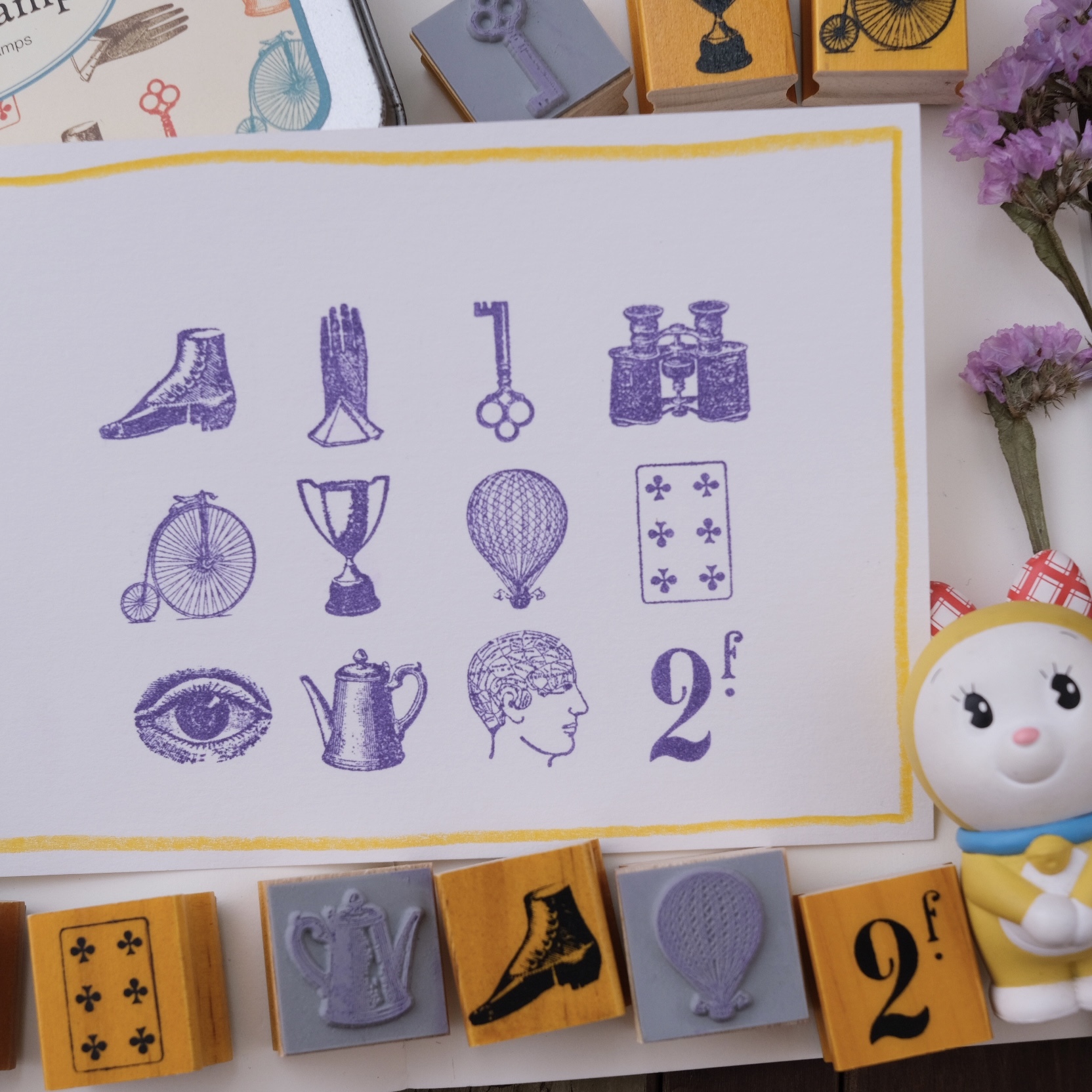 Cavallini & Co. -  Curioseties mini-stamp set