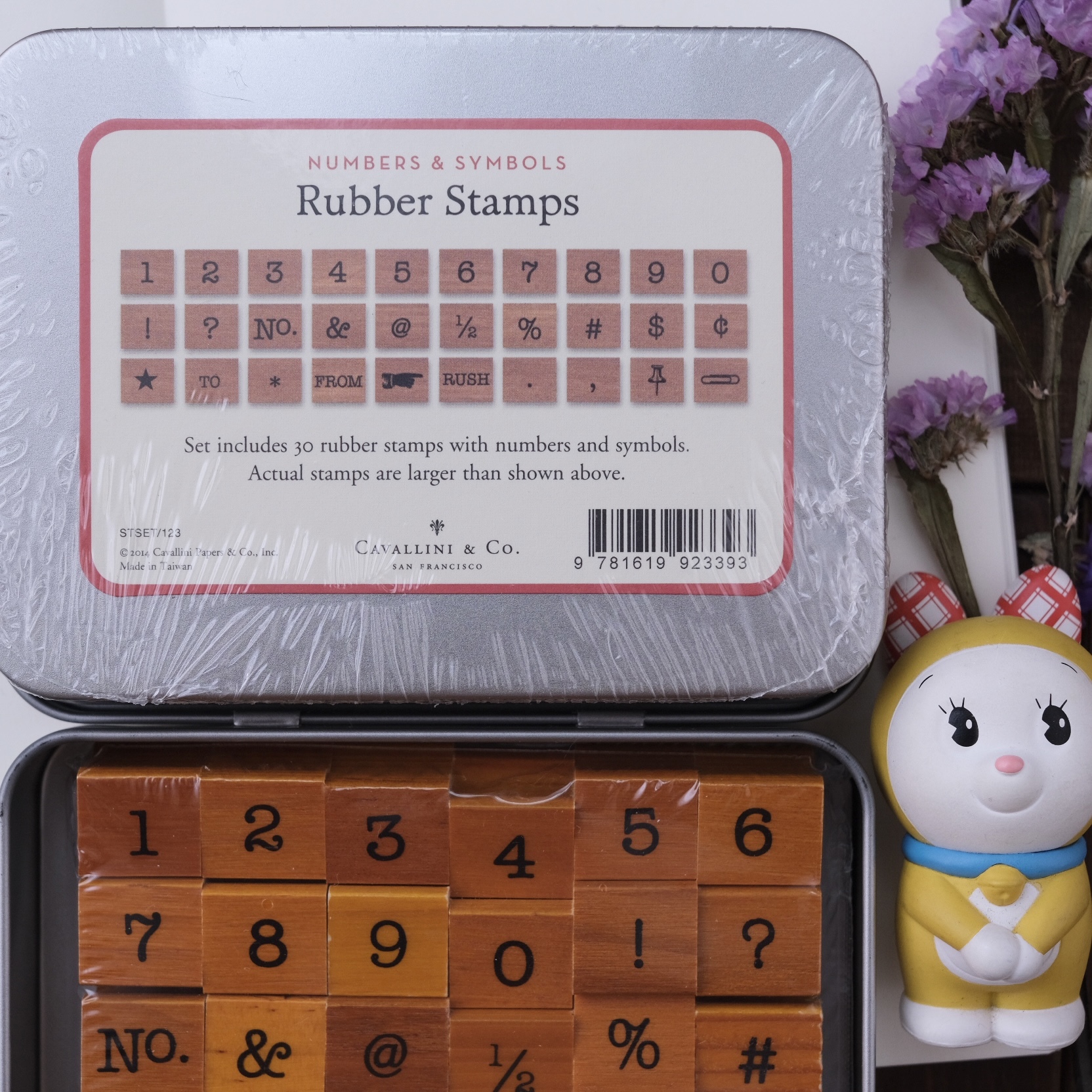 Cavallini & Co. -  Numbers & Symblos mini-stamp set