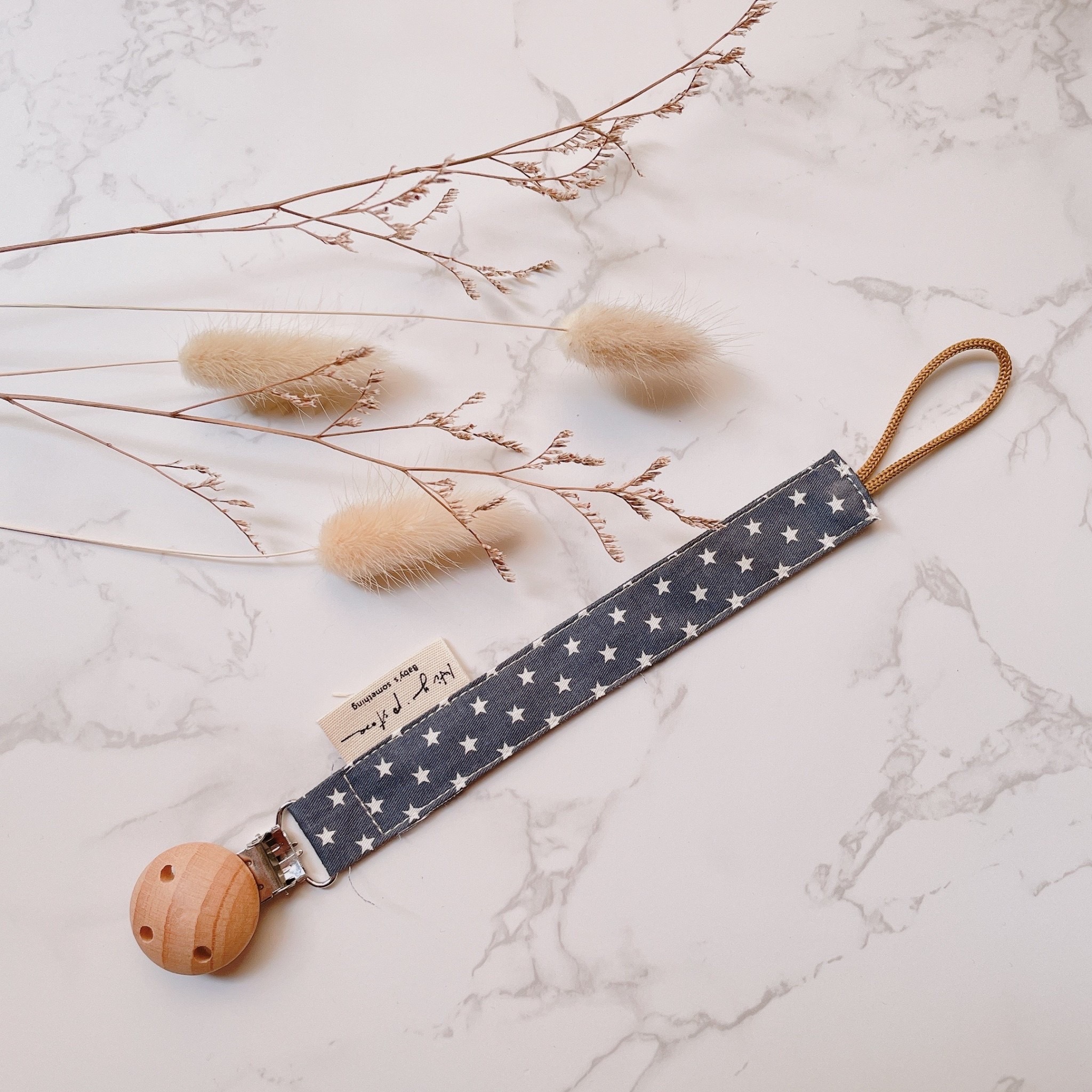 Hi Y.P store-櫸木夾-鐵灰星星