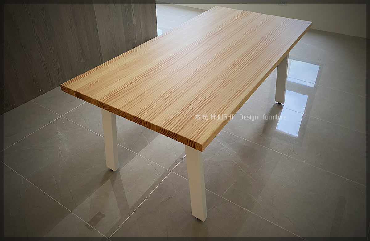 TA0087-Bianca-北歐俐落斜角實木桌