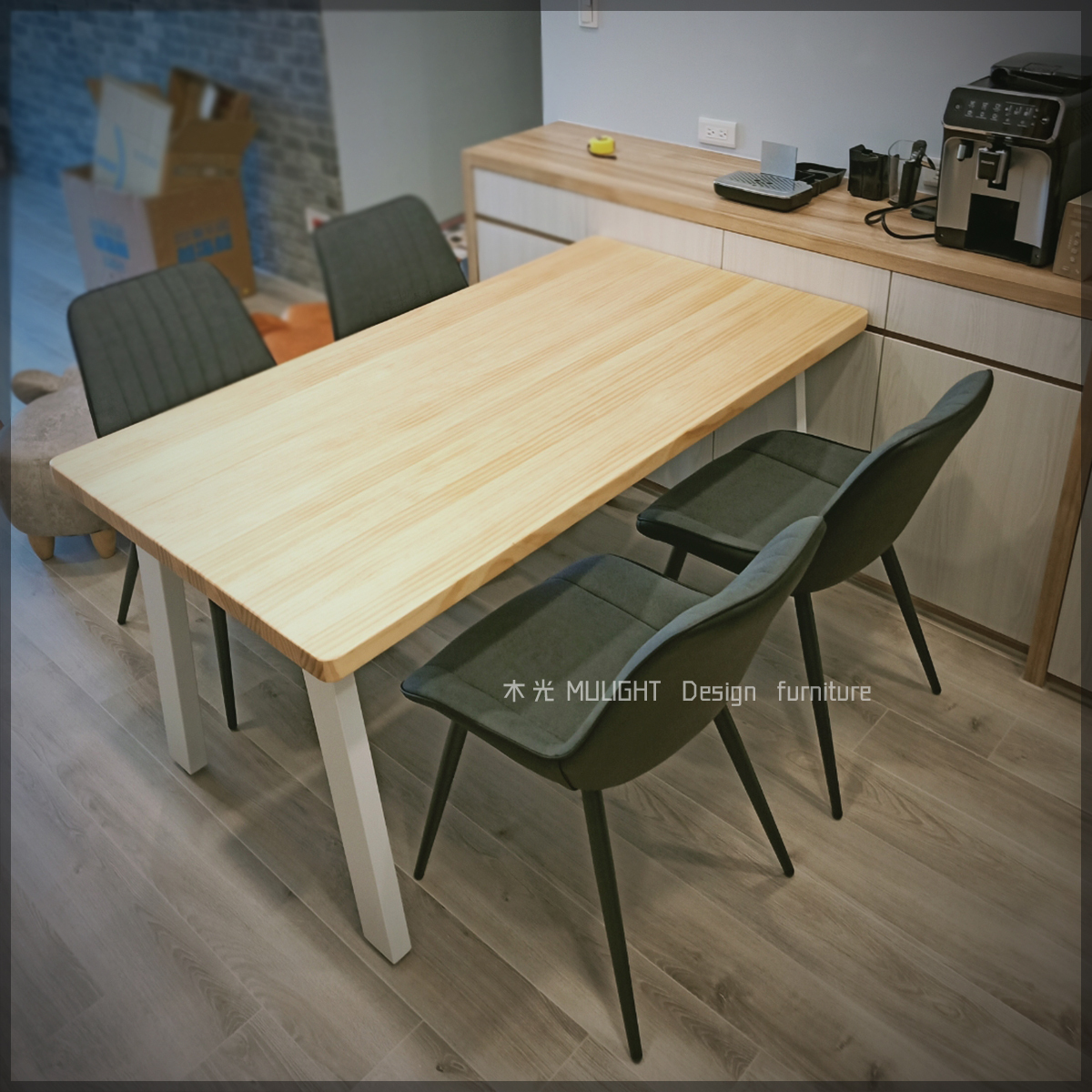 TA0087-Bianca-北歐俐落斜角實木桌