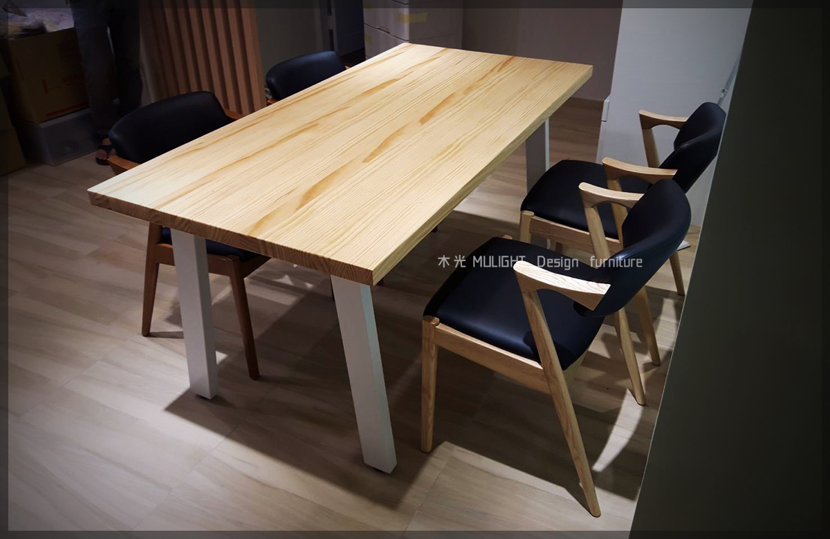 TA0087-Bianca-北歐俐落斜角實木桌