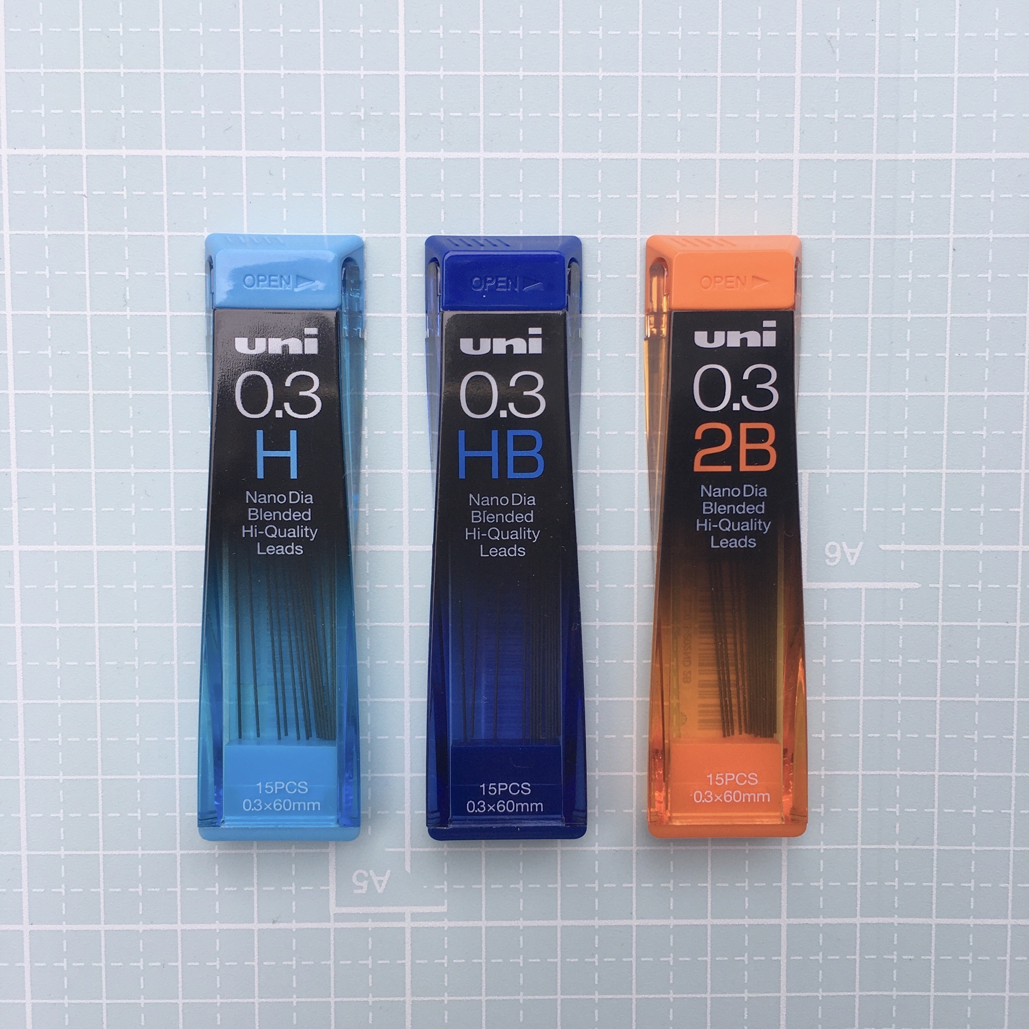 Uni Nano Dia 自動鉛筆筆芯｜MITSUBISHI 三菱