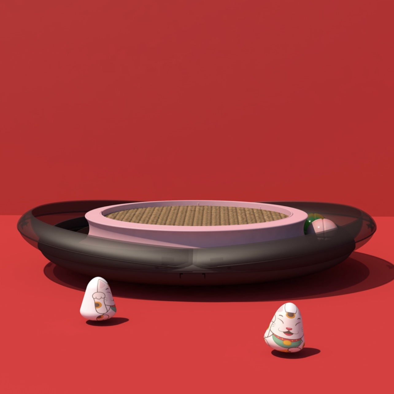 Petshy喵星樂場不倒翁貓抓板