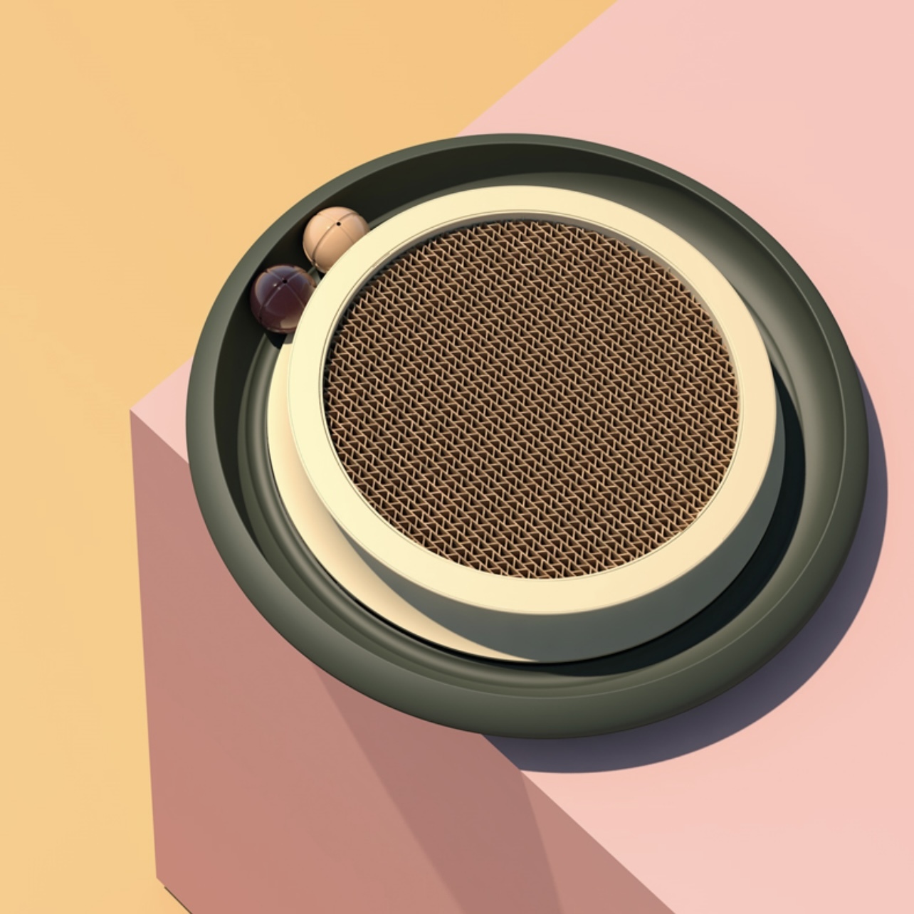 Petshy喵星樂場不倒翁貓抓板