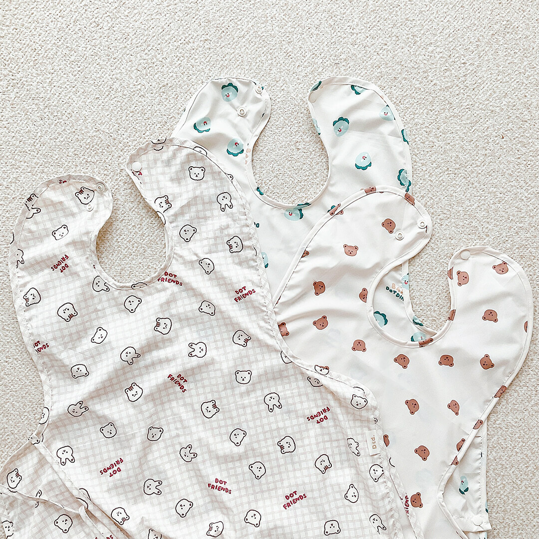 Dot to Dot 背心防水飯衣連桌布