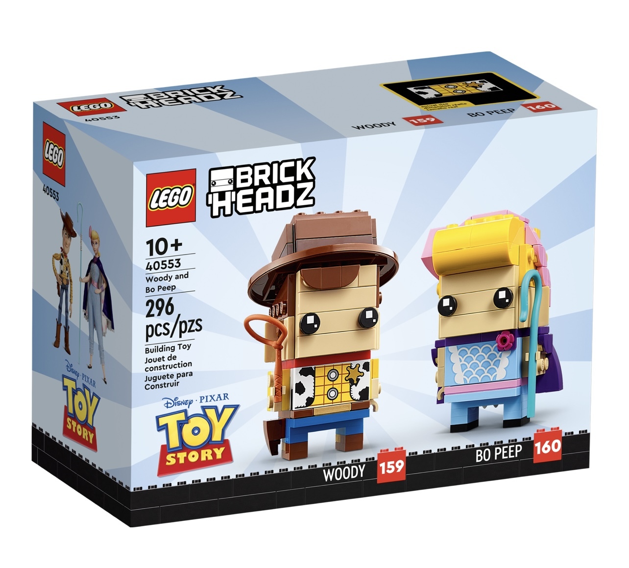 [飛米樂高積木專賣店] LEGO 40553 大頭系列  《玩具總動員 4》胡迪與牧羊女