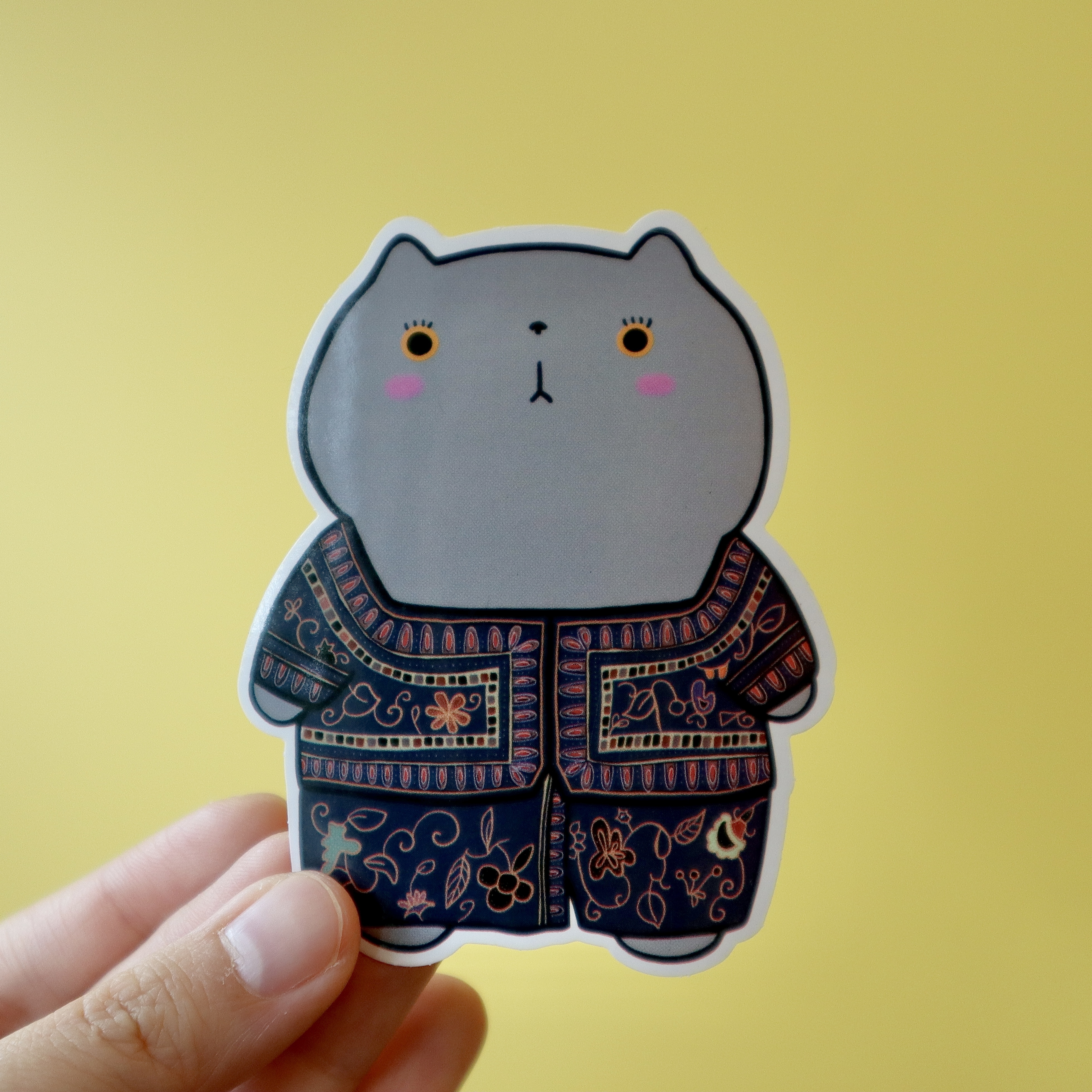 Singapaw Airlines Catbin Crew Sticker