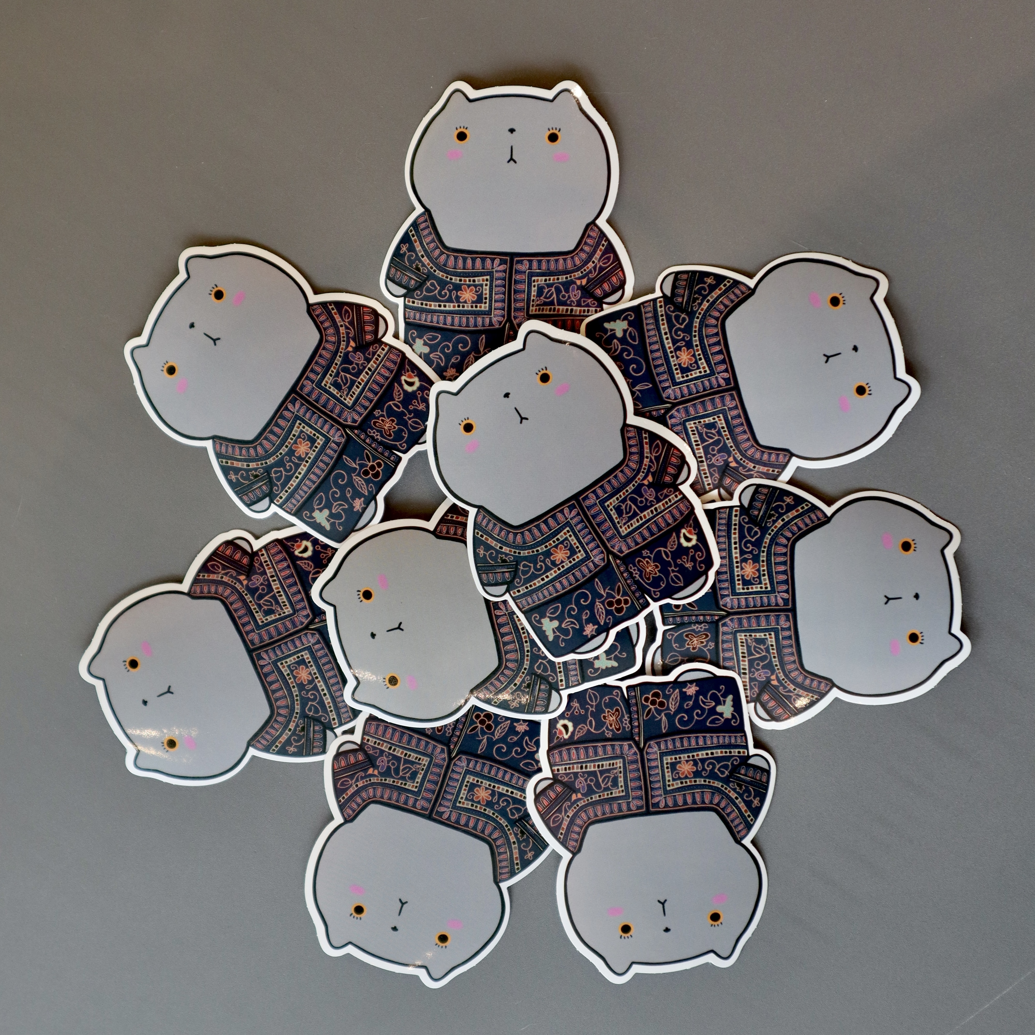 Singapaw Airlines Catbin Crew Sticker