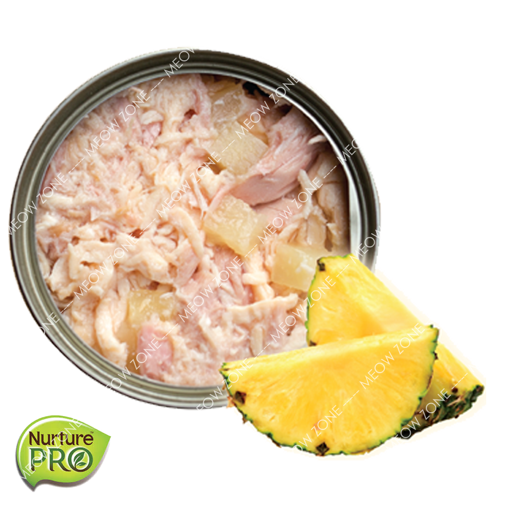 Nurture PRO Lysine 貓貓無穀物主食罐 - 菠蘿去毛球